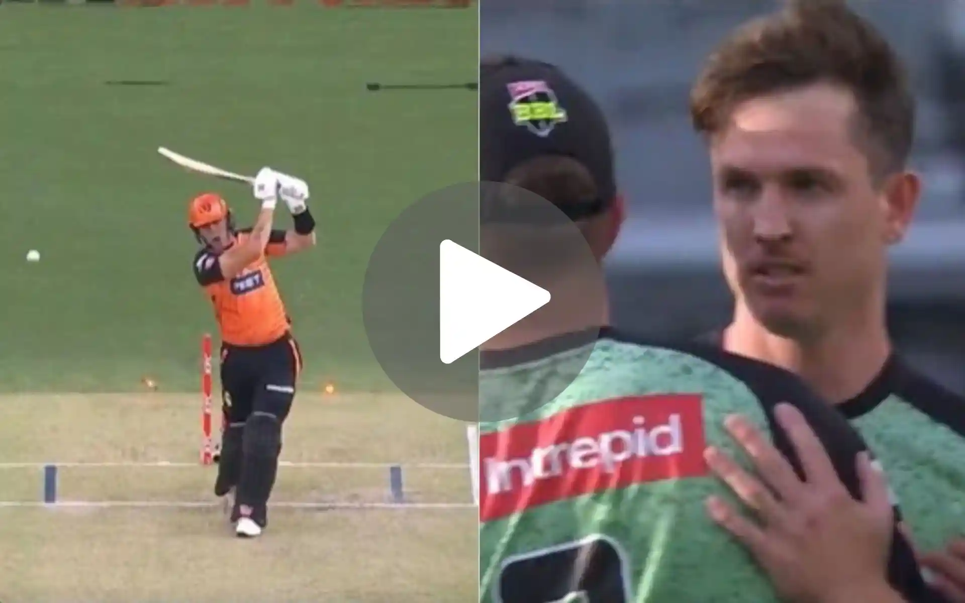 6 And Out! Adam Milne Gives Fellow Kiwi Finn Allen An Aggressive Sendoff In BBL 2024